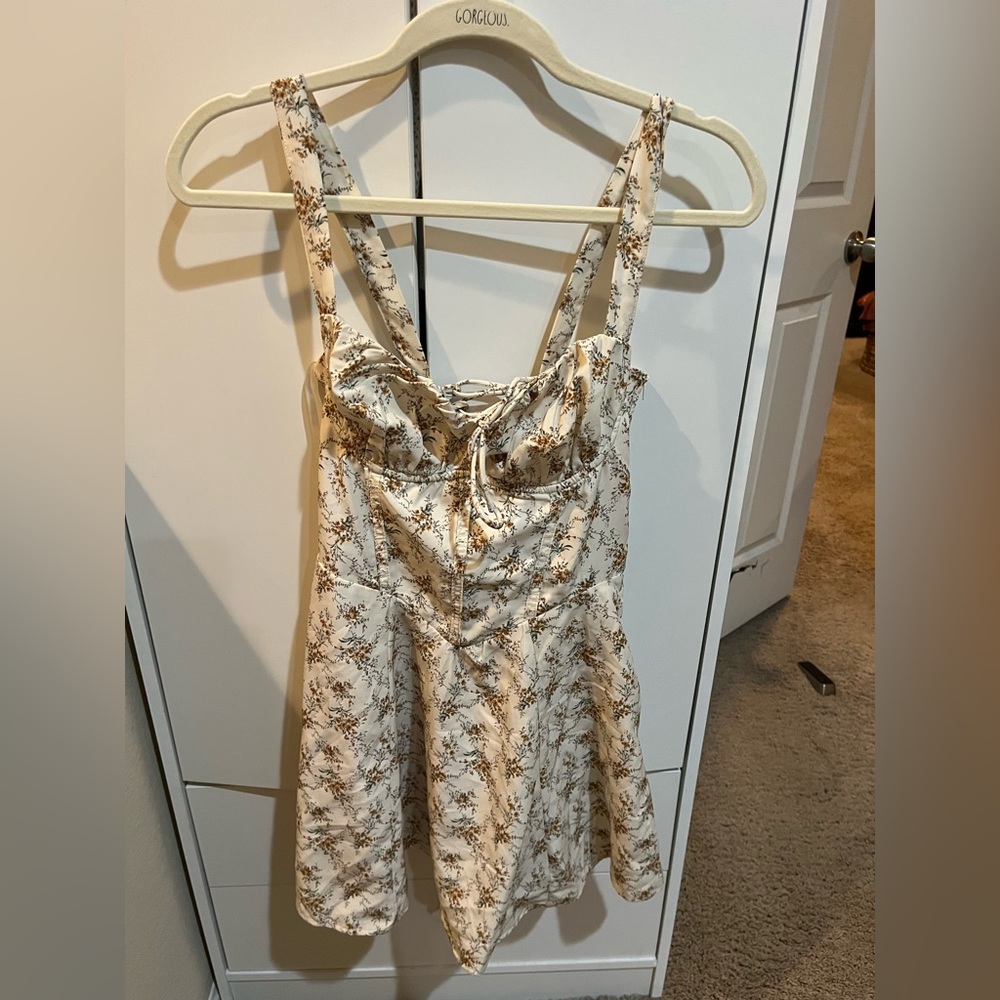 Floral Strappy Dress worn once